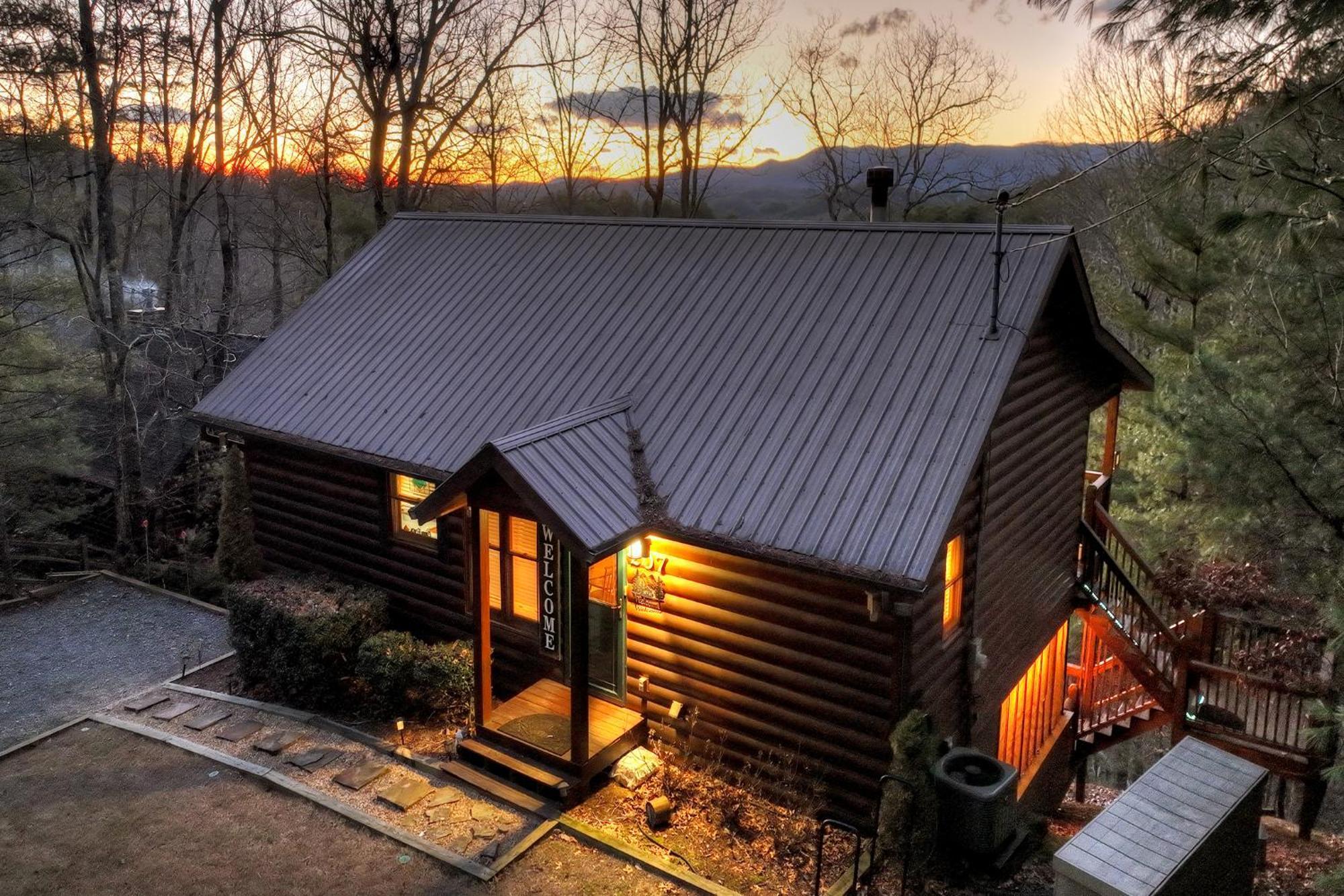 Talking Leaves Hot Tub Firepit And Comfy King Beds Villa Ellijay Luaran gambar