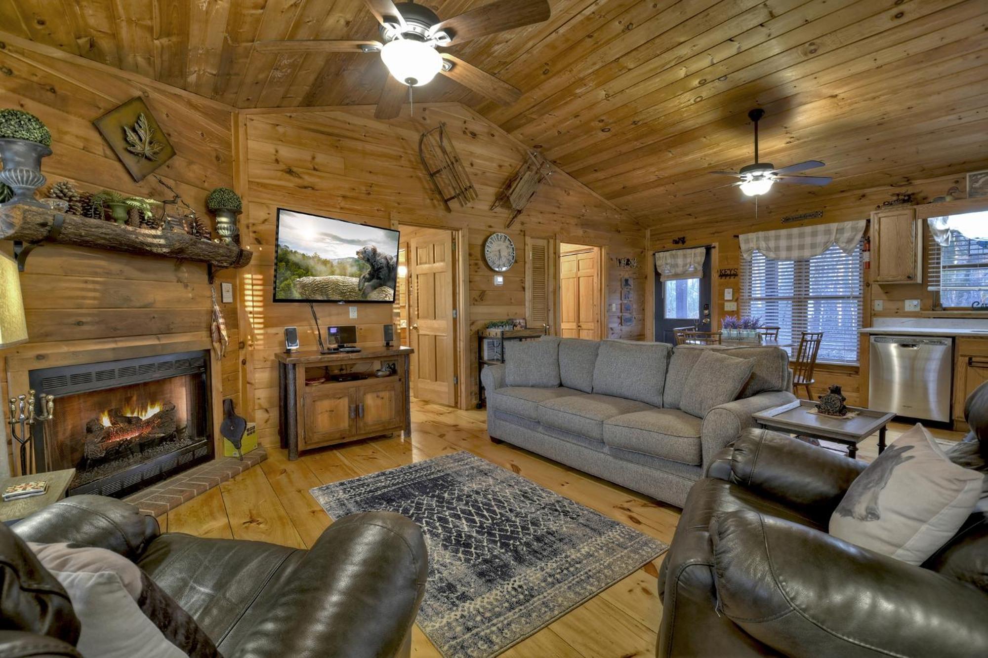 Talking Leaves Hot Tub Firepit And Comfy King Beds Villa Ellijay Luaran gambar