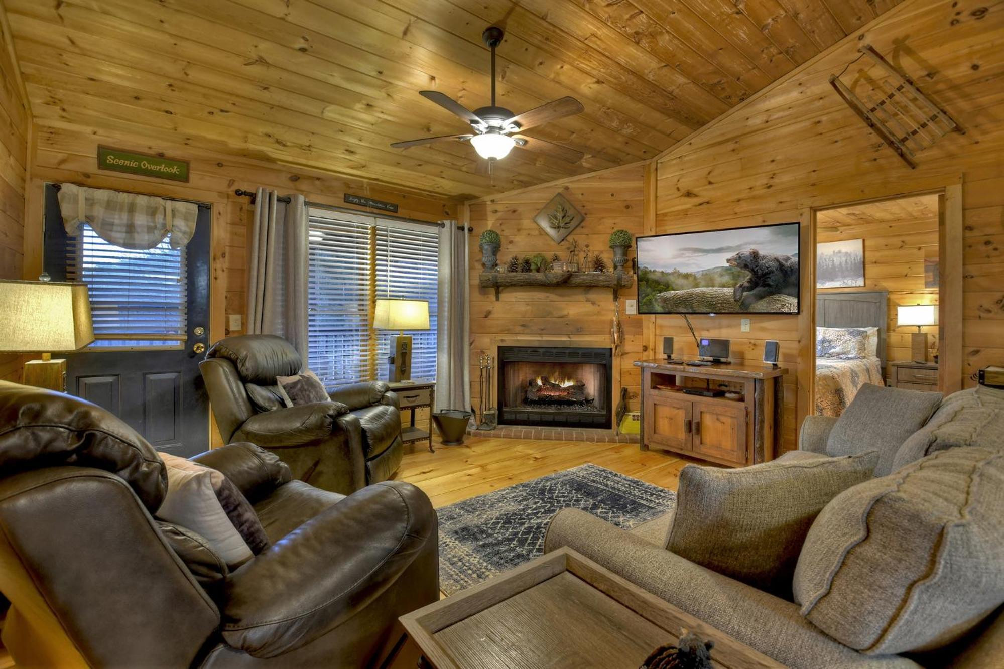 Talking Leaves Hot Tub Firepit And Comfy King Beds Villa Ellijay Luaran gambar